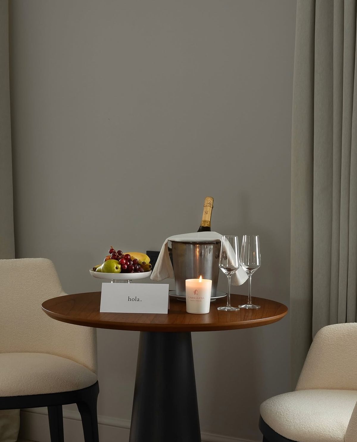 A considered arrival at a luxury stay